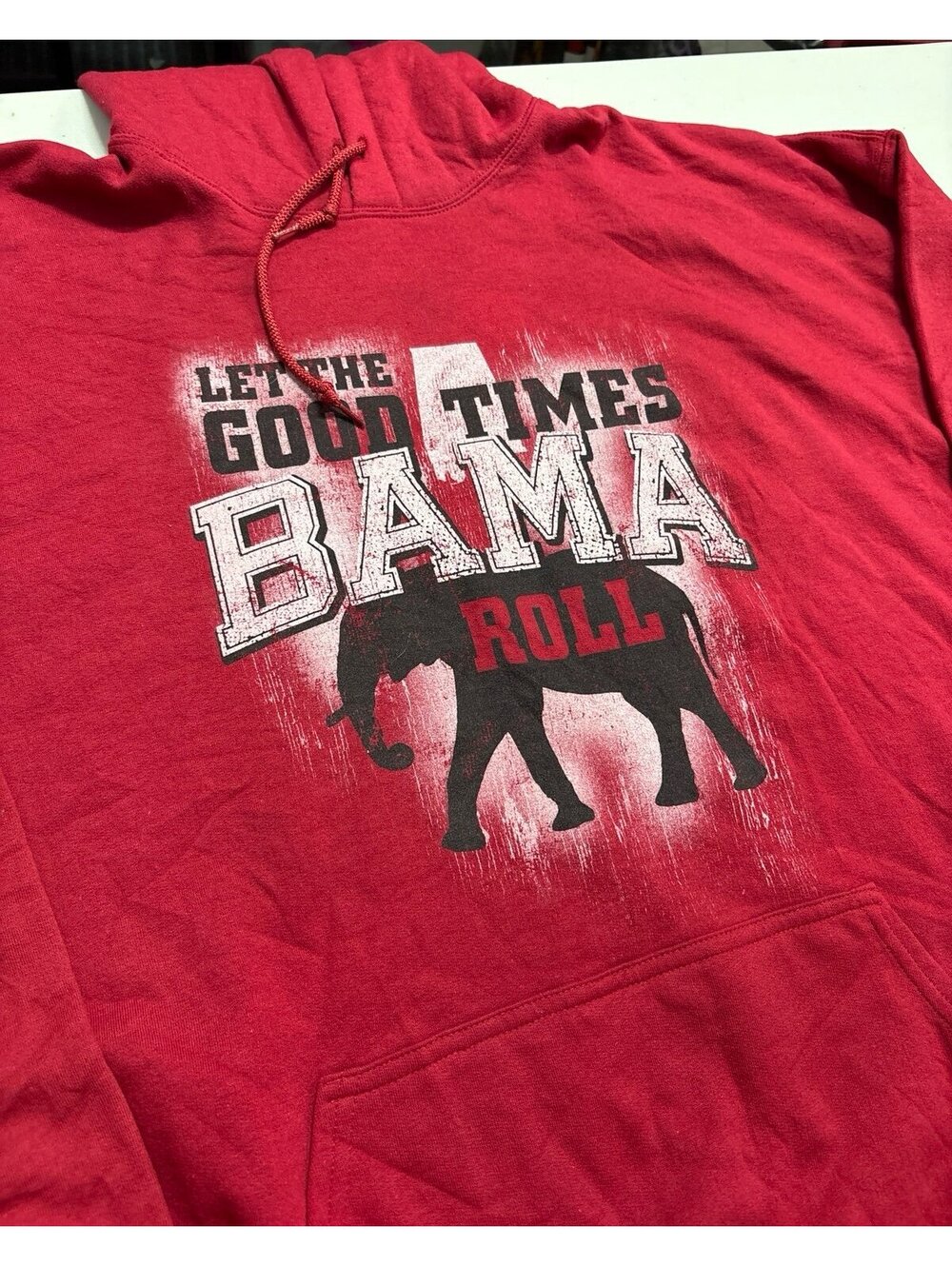 3XL Brisco Brands Let The Good Times Roll Cool BAMA Alabama Hoodie Sweatshirt